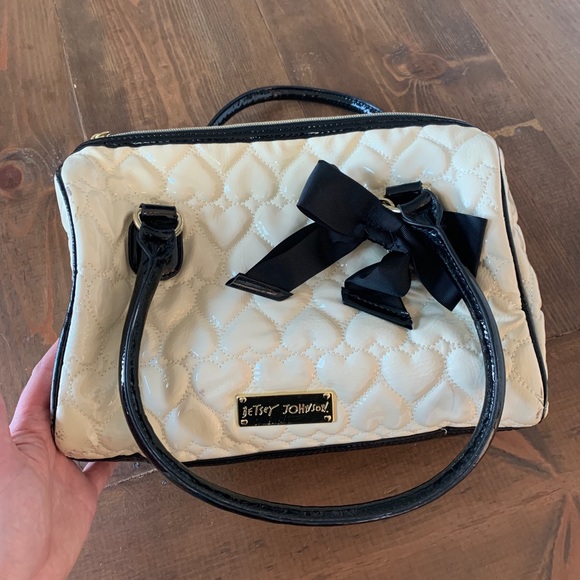 Betsey Johnson Quilted Heart Handbag - Picture 2 of 8